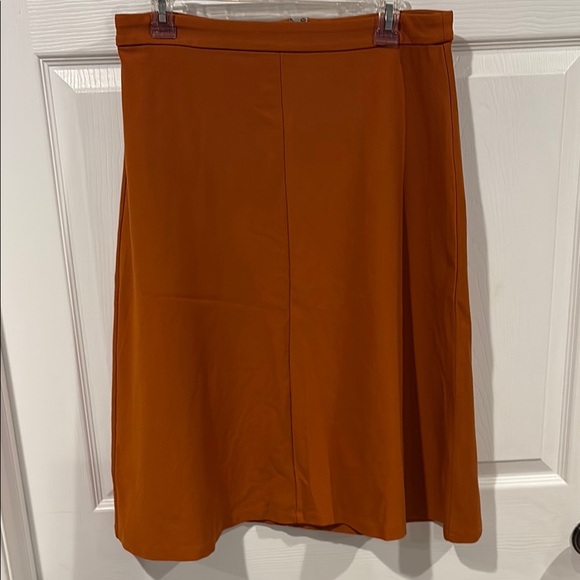 Liz Claiborne Dresses & Skirts - Liz Claiborne Burnt Orange Midi Skirt